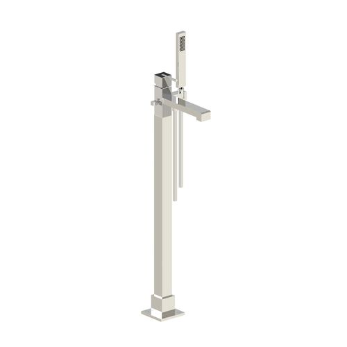 Miscelatore per vasca - 55.798 - HORUS - a pavimento / in metallo cromato / da bagno