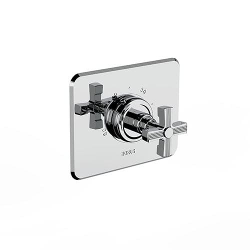 Miscelatore per lavabo - 16 507 - HORUS - da parete / termostatico / in metallo cromato