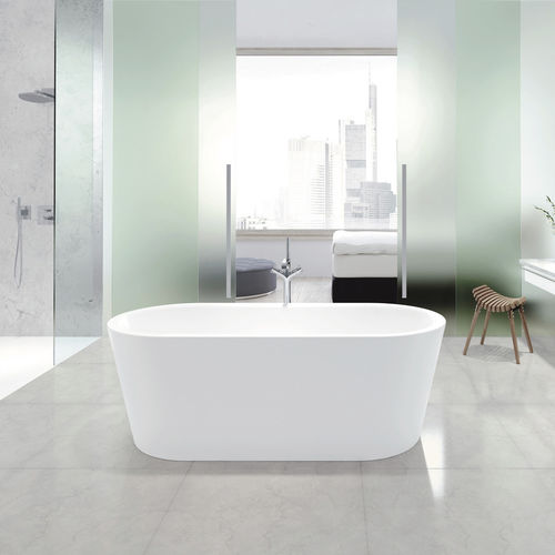 Vasca da bagno ovale - CLASSIC DUO - Kaldewei - ad isola / per ambiente abitativo / in acciaio