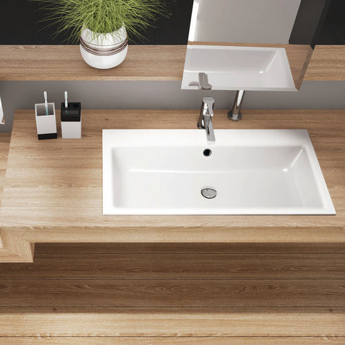 Lavabo da incasso - PURO - Kaldewei - in vetro / in metallo smaltato / in acciaio