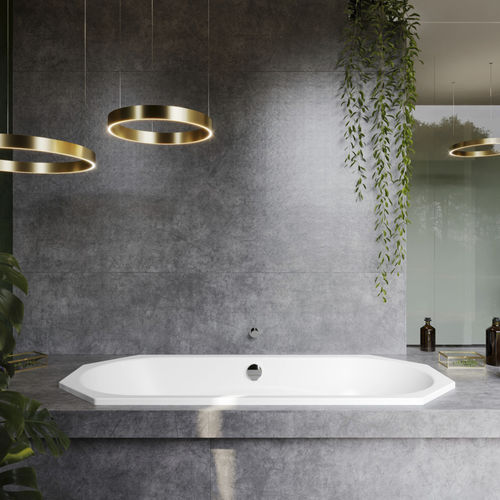 Vasca da bagno d'angolo - VAIO DUO 8 - Kaldewei - a nicchia / integrata / per ambiente abitativo