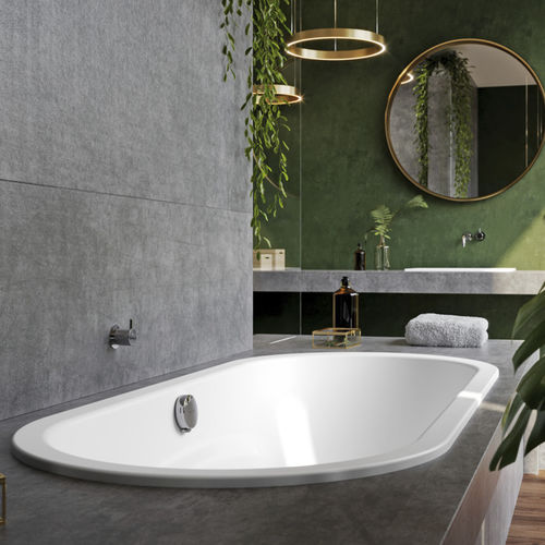 Vasca da bagno ovale - VAIO DUO - Kaldewei - integrata / per ambiente abitativo / in metallo smaltato