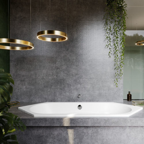 Vasca da bagno ovale - VAIO 6 - Kaldewei - per ambiente abitativo / in metallo smaltato / in acciaio