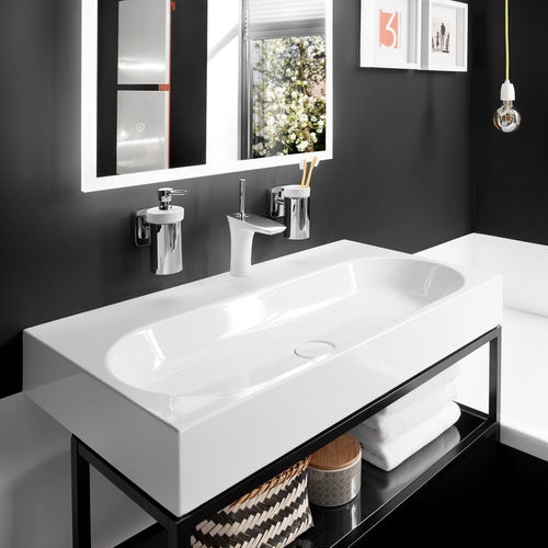 Lavabo da appoggio - CENTRO - Kaldewei - in metallo smaltato / in acciaio / su misura