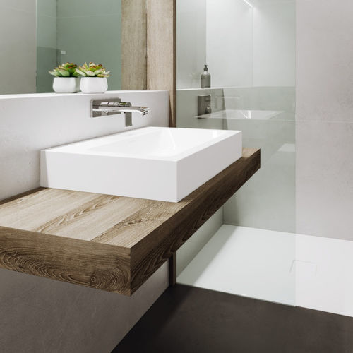 Lavabo da appoggio - CONO - Kaldewei - in metallo smaltato / in acciaio / su misura