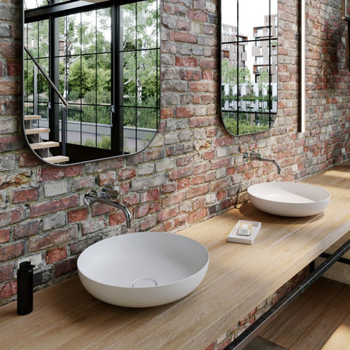 Lavabo da appoggio - MIENA - Kaldewei - in metallo smaltato / in acciaio / su misura