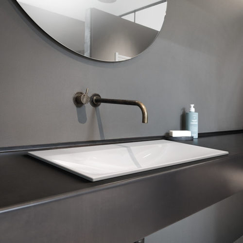Lavabo da incasso - SILENIO - Kaldewei - in metallo smaltato / su misura / finitura opaca