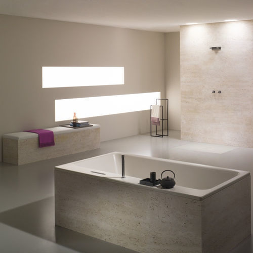 Vasca da bagno per ambiente abitativo - ASYMMETRIC DUO - Kaldewei - in metallo smaltato / in acciaio / contemporanea