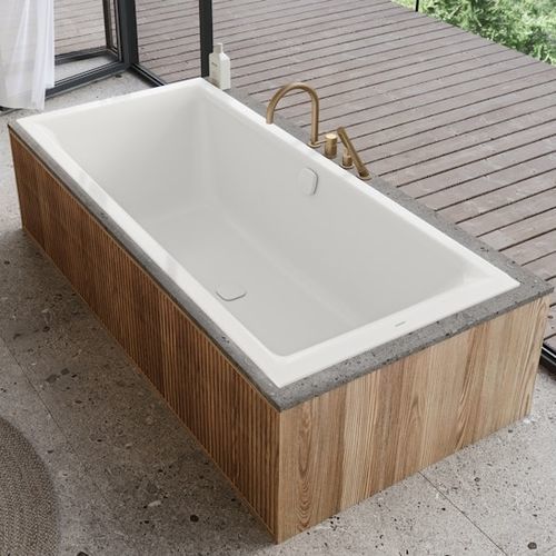 Vasca da bagno integrata - PURO NEXT - Kaldewei - per ambiente abitativo / in cromo / contemporanea