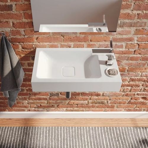 Lavabo sospeso - CONO - Kaldewei - in metallo smaltato / su misura / finitura opaca