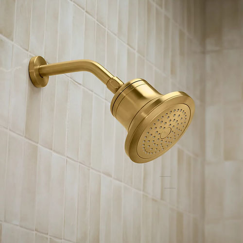 Soffione doccia da parete - CINQ™ - Kohler - rotondo / a pioggia