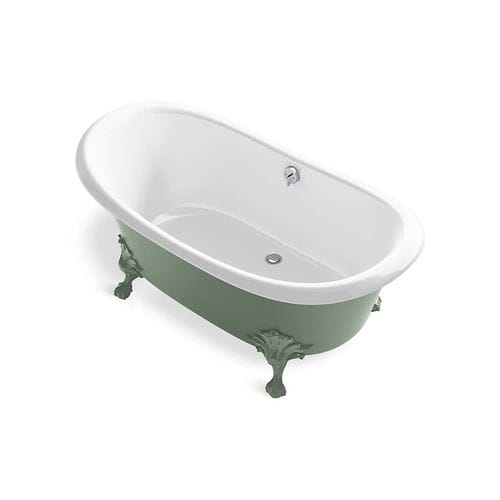 Vasca da bagno ovale - ARTIFACTS™ - Kohler - autoportante / per ambiente abitativo / ghisa minerale