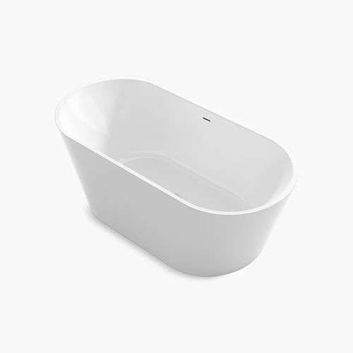 Vasca da bagno ovale - EVOK™ - Kohler - autoportante / per ambiente abitativo / in acrilico