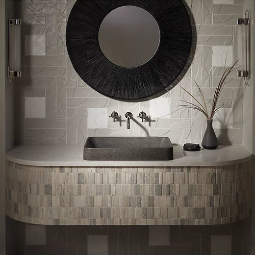 Lavabo da appoggio - WASTELAB® VOX® - Kohler - in composito / su misura / in materiale riciclato