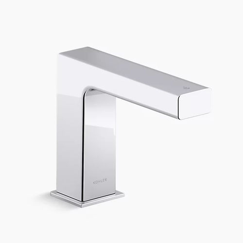 Miscelatore per lavabo - STRAYT™ - Kohler - da appoggio / in ottone cromato / da bagno