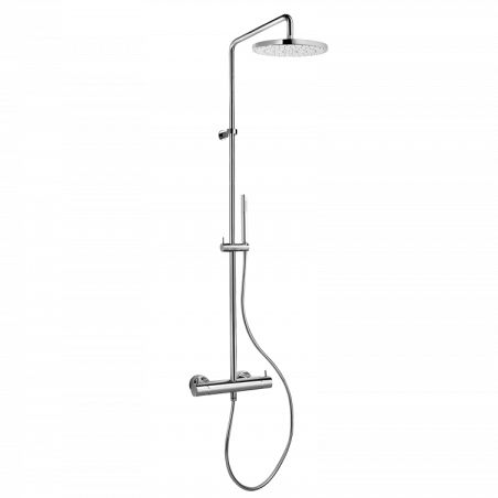 Colonna doccia da parete - 3827/0256 - MAMOLI - contemporanea / con doccia a mano / con rotaia