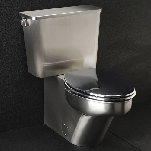 WC da appoggio - METRO URBAN : 8950-3 - Neo-Metro - in acciaio inossidabile / per bagno pubblico / con maniglia a leva