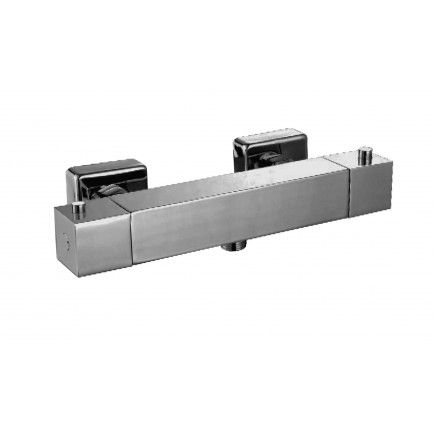 Miscelatore da doccia - 250 - ottofond - da parete / termostatico / in metallo cromato