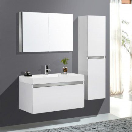 Mobile lavabo sospeso - NOVO - ottofond - in MDF / contemporaneo / in kit