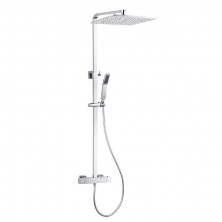 Set doccia da parete - T800 - ottofond - contemporaneo / con doccia a mano / termostatico