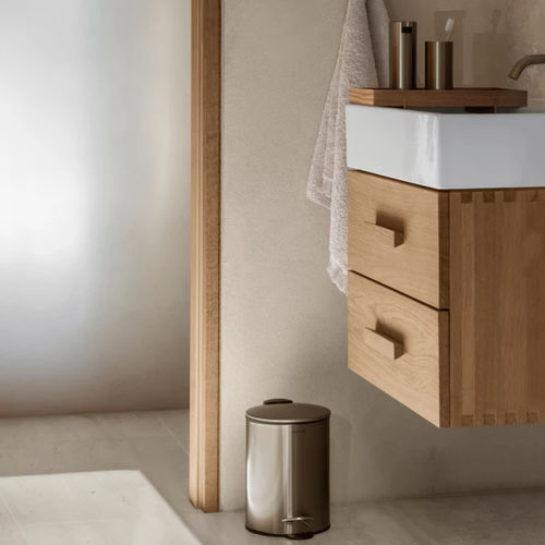 Portarifiuti in acciaio - TUBO - Blomus - da interno / per uso residenziale / singolo