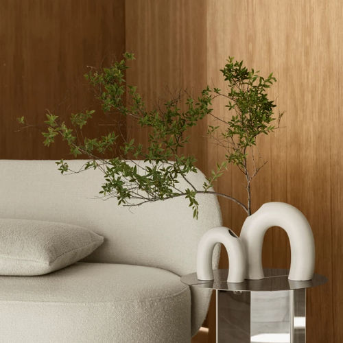 Vaso contemporaneo - KAGETSU - Blomus - in gres / da tavolo / su misura