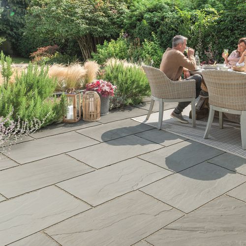 Lastricato in pietra naturale - BRADSTONE - da esterno / testurizzato / per spazio pubblico