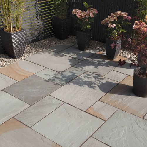 Lastricato in gres - BLENDED NATURAL - BRADSTONE - da esterno / per terrazza