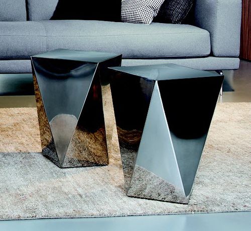 Tavolo d'appoggio contemporaneo - 9500 - 110, 063, 064 - Vibieffe - in acciaio / in metallo verniciato / rettangolare