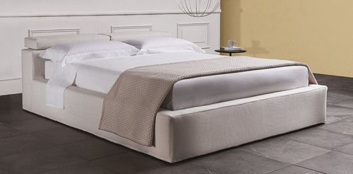 Letto matrimoniale - 5300 OPEN - Vibieffe - contemporaneo / imbottito / con testiera