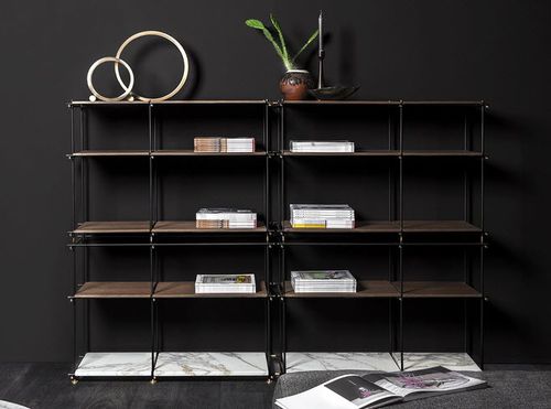 Libreria modulare - 9900 E_SPIRIT BOOK - Vibieffe - a muro / contemporanea / in legno