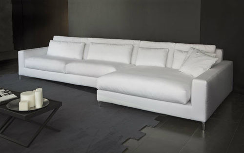 Divano modulare - 940 ZONE COMFORT XL - Vibieffe - contemporaneo / in tessuto / in pelle