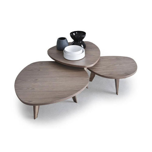 Tavolino basso contemporaneo - 9500 - 057, 058, 59, 060, 061, 062, 073 - Vibieffe - in noce / modulare / per uso residenziale