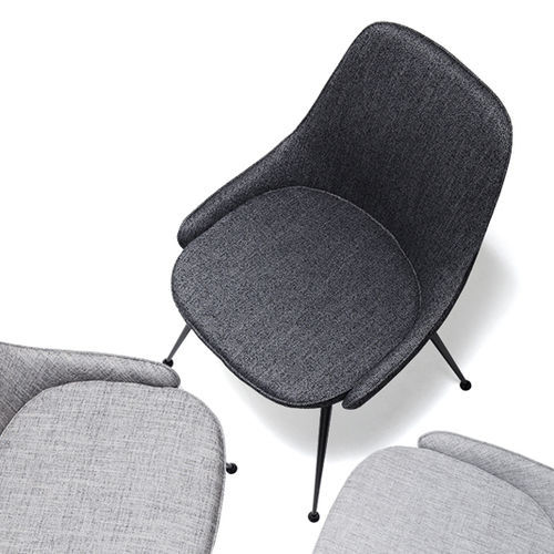 Sedia da pranzo contemporanea - 1500_SWING - Vibieffe - da interno / in acciaio / in pelle