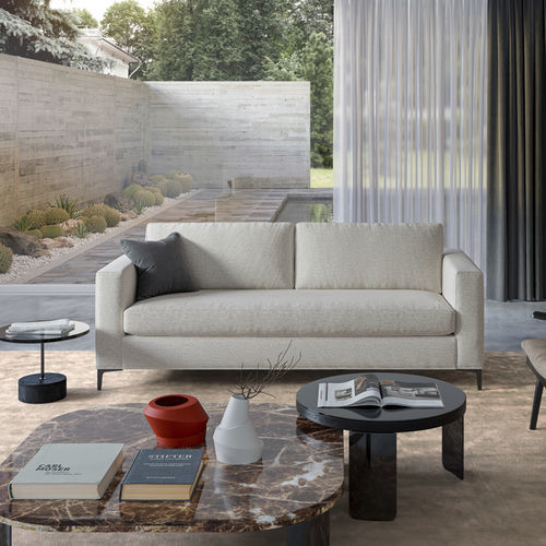 Divano letto - 2400 HAPPY - Vibieffe - contemporaneo / in tessuto / in pelle