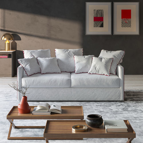 Divano letto - 3600 TANGRAM - Vibieffe - contemporaneo / in tessuto / in pelle