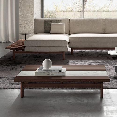 Tavolo d'appoggio contemporaneo - 150_FEEL TAVOLINO - Vibieffe - in rovere / con supporto in quercia / rettangolare