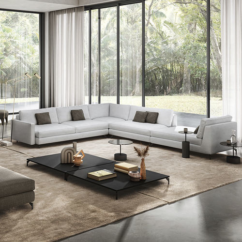 Divano modulare - 525_NORDIC - Vibieffe - contemporaneo / in tessuto / in pelle