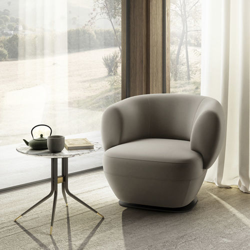 Poltrona contemporanea - 360_CONFIDENT - Vibieffe - in pelle / in schiuma di poliuretano / in tessuto