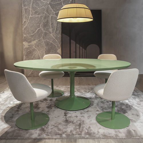 Sedia da pranzo contemporanea - 4150_TWIST - Vibieffe - da interno / in acciaio / in schiuma di poliuretano