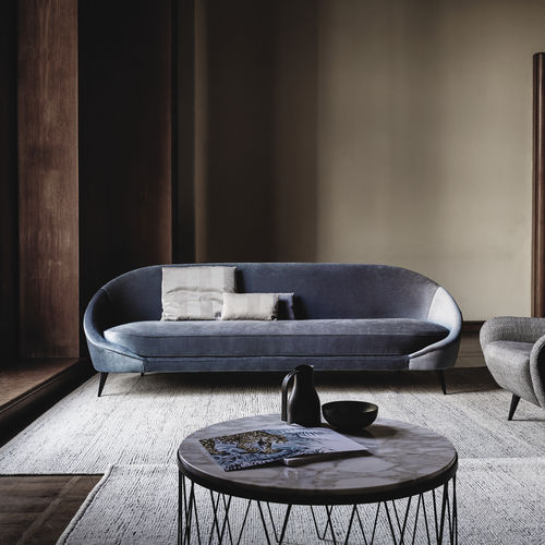 Divano contemporaneo - 650 NIDO - Vibieffe - in tessuto / in pelle / con rivestimento rimovibile