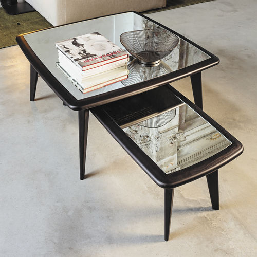 Tavolino basso contemporaneo - 9500 - 080, 082, 084, 086, 088 - Vibieffe - in legno / in vetro / in marmo