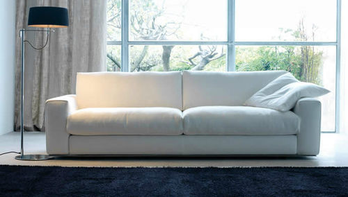 Divano modulare - 810 FLY - Vibieffe - contemporaneo / in tessuto / in pelle