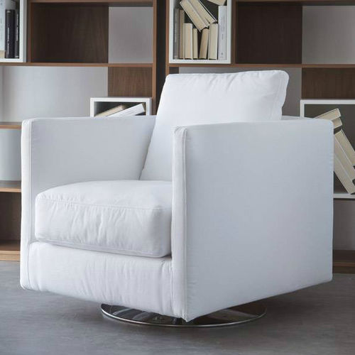 Poltrona contemporanea - 960 ZONE - Vibieffe - in pelle / in tessuto / con rivestimento rimovibile