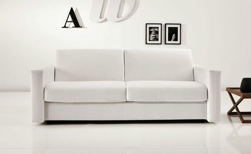 Divano letto - 2200 SQUADROLETTO - Vibieffe - contemporaneo / in tessuto / in pelle
