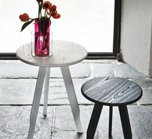 Tavolo d'appoggio contemporaneo - 9000 MIKADO - Vibieffe - in legno / rotondo / per uso residenziale