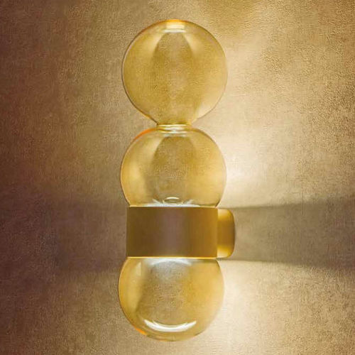 Applique contemporanea - RIALTO : 1M1116 T - MLE HOTEL LIGHTING - da interno / in alluminio massiccio / in vetro