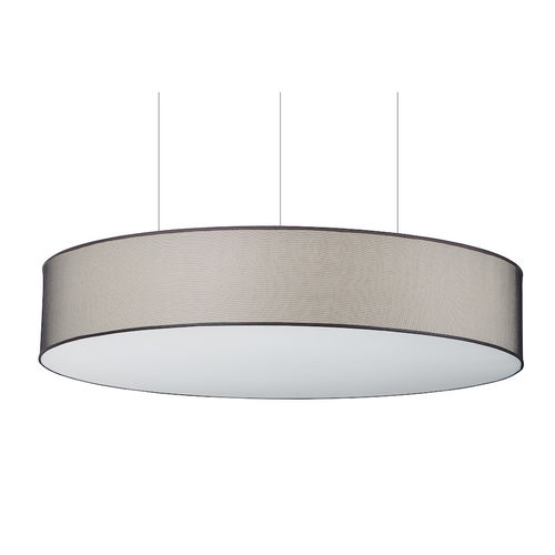 Lampada a sospensione - AKY : 1M0896 B , 1M0910 B - MLE HOTEL LIGHTING - in acciaio / in metallo verniciato / in tessuto