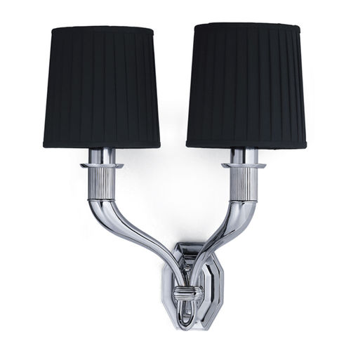 Applique contemporanea - MANHATTAN : 1M0974 C ,  1M0973 C - MLE HOTEL LIGHTING - in ottone / in metallo verniciato / in tessuto