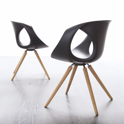 Sedia contemporanea - UP - TONON - da interno / in poliuretano / in pelle